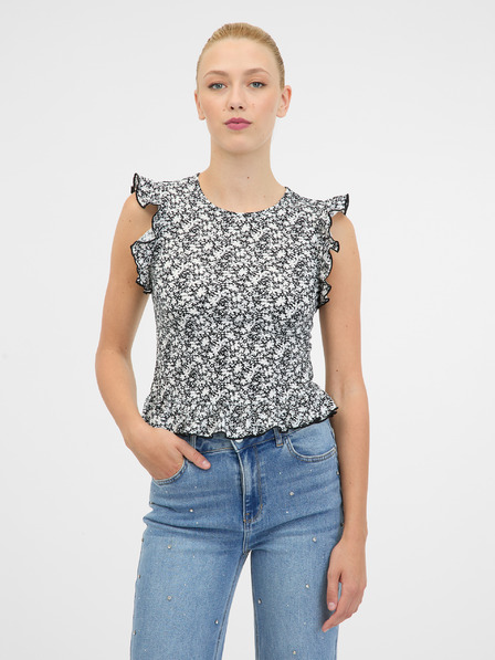 Orsay Schwarzes Damen Kurzarm-T-Shirt ORSAY