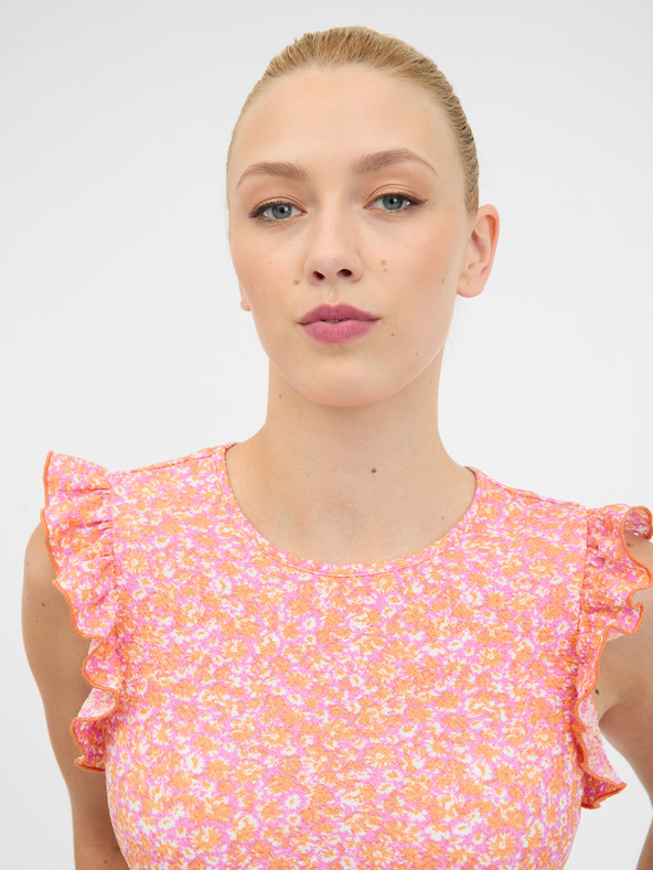 Orsay Rosa Damen Kurzarm-T-Shirt ORSAY