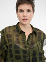Orsay Grüne Damenbluse mit Kragen ORSAY