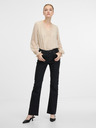 Orsay Beige Bluse mit langen Ärmeln ORSAY