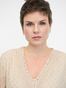 Orsay Beige Bluse mit langen Ärmeln ORSAY