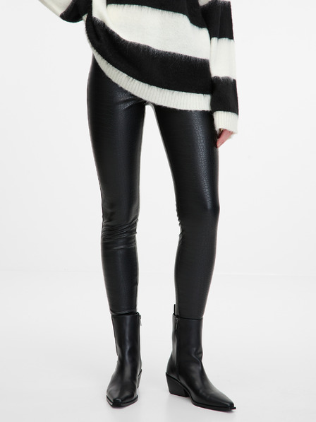 Orsay Schwarze gemusterte Damenleggings ORSAY