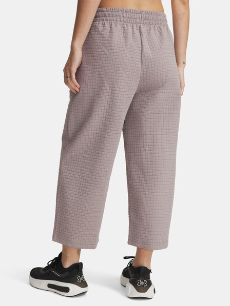 Under Armour Damen-Sportleggings Under Armour Unstoppable Flc Grid Crop-GRY