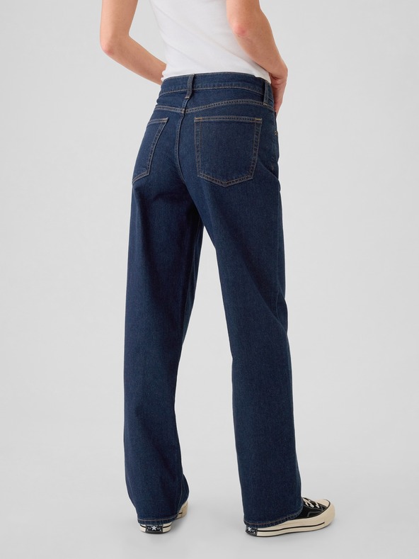 GAP Damen Mid Rise 90er Loose Jeans GAP