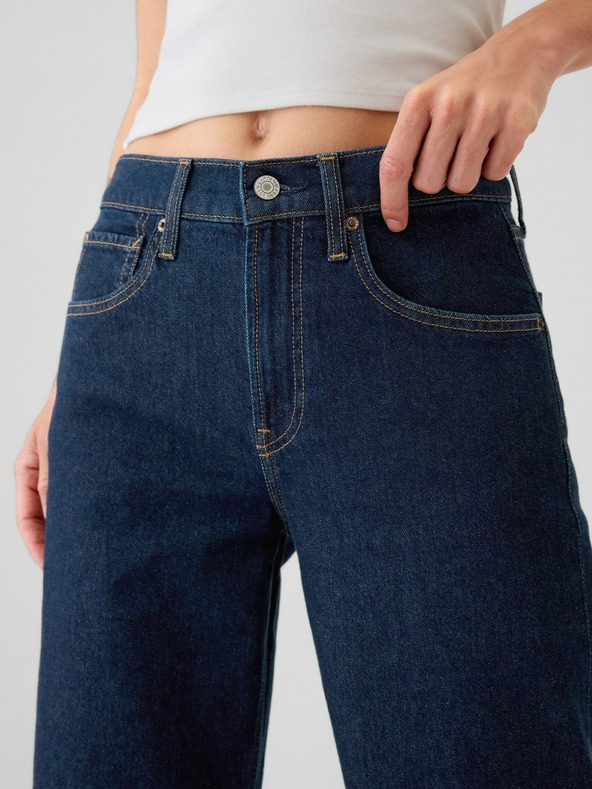 GAP Damen Mid Rise 90er Loose Jeans GAP