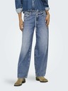 ONLY Blaue Straight Jeans für Damen ONLY