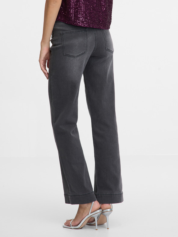 Orsay Dunkelgraue Wide Leg-Jeans für Damen ORSAY