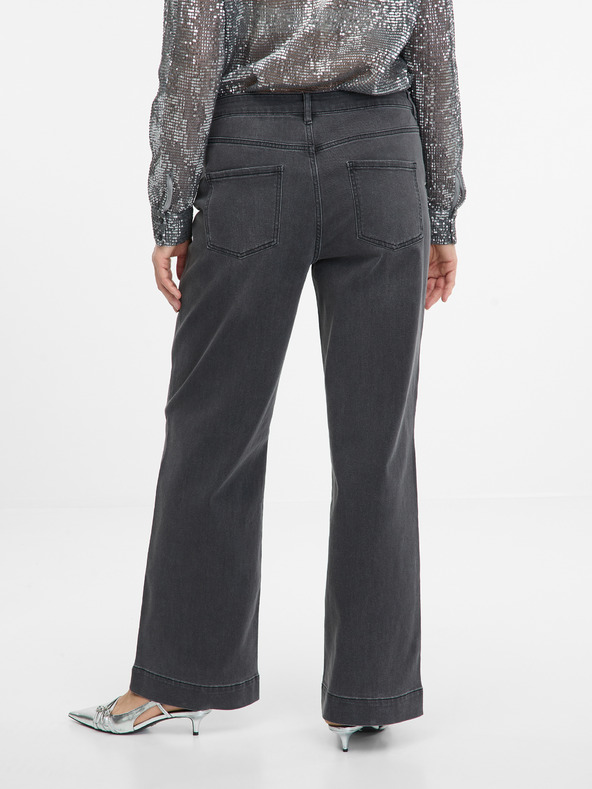 Orsay Dunkelgraue Wide Leg-Jeans für Damen ORSAY
