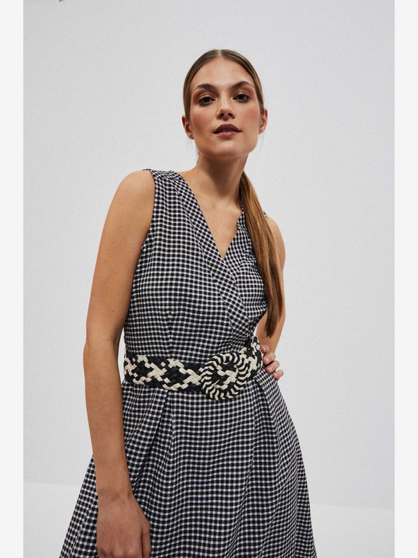 Moodo Weißer und schwarzer Damengürtel Moodo