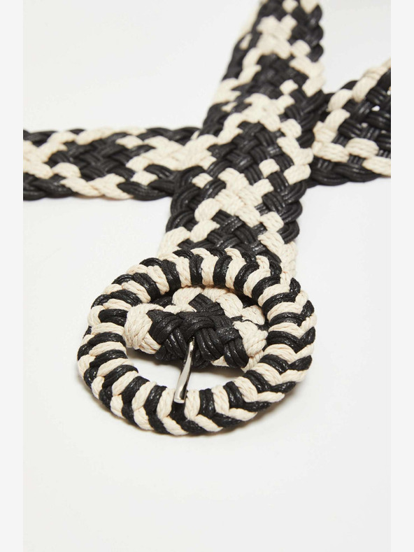 Moodo Weißer und schwarzer Damengürtel Moodo