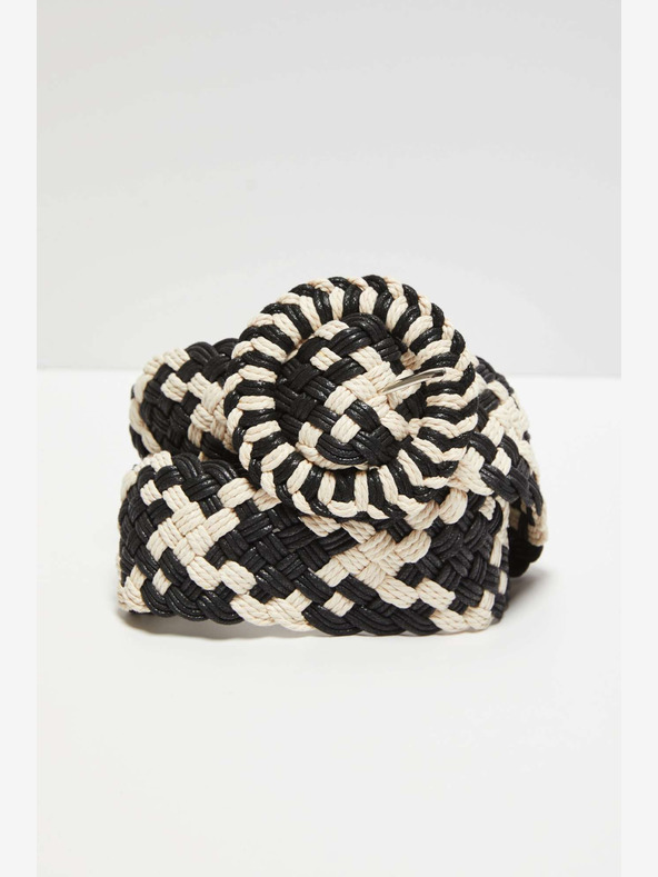 Moodo Weißer und schwarzer Damengürtel Moodo