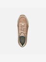 Geox Creme Damen Geox Desya Turnschuhe