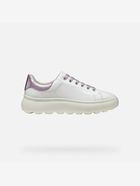 Geox Weiß Damen Geox Spherica Ec4.1 Turnschuhe