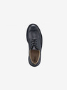 Vasky Damen Schwarze Leder Halbschuhe - Frühlings- / Herbstschuhe Vasky Brogue Low Noir