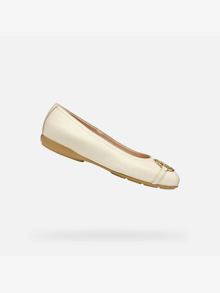 Geox Creme Geox Annytah Damen Ballerinas