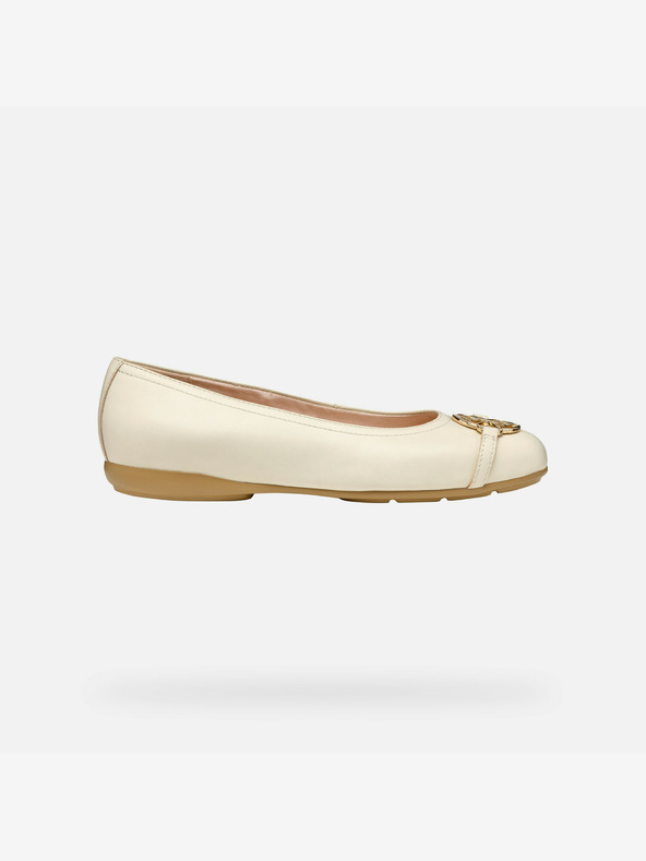 Geox Creme Geox Annytah Damen Ballerinas