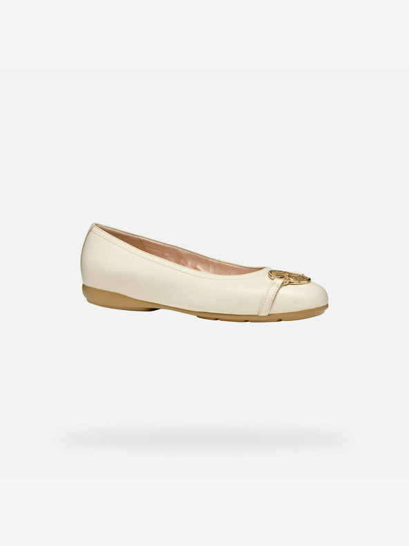 Geox Creme Geox Annytah Damen Ballerinas