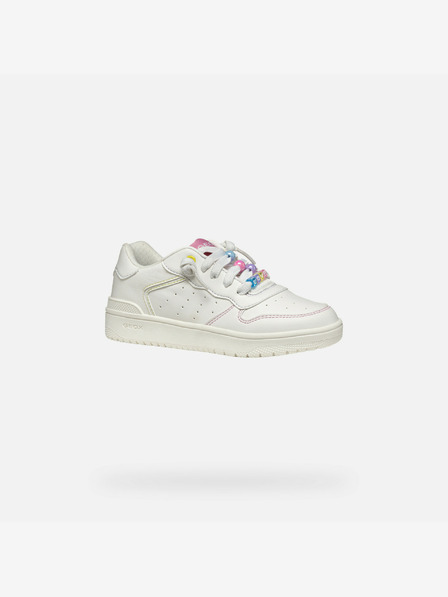 Geox Weiße Mädchen Turnschuhe Geox Washiba