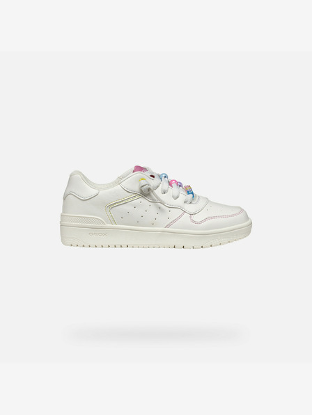 Geox Weiße Mädchen Turnschuhe Geox Washiba
