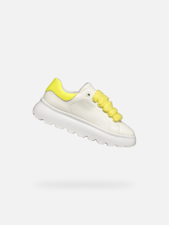 Geox Weiße Geox Puffypop Turnschuhe für Mädchen