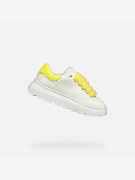 Geox Weiße Geox Puffypop Turnschuhe für Mädchen