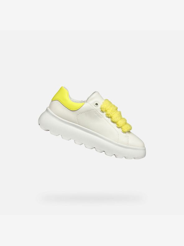 Geox Weiße Geox Puffypop Turnschuhe für Mädchen