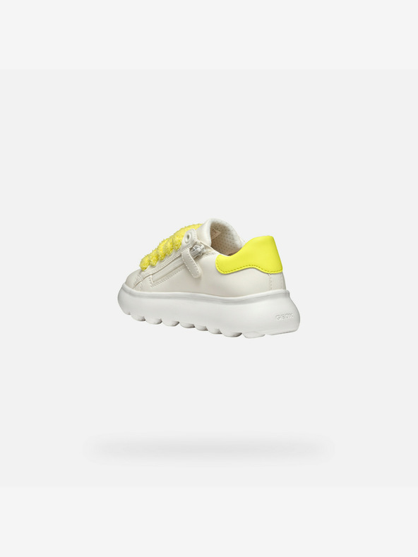 Geox Weiße Geox Puffypop Turnschuhe für Mädchen