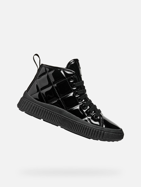 Geox Schwarze Mädchen-Sneaker Geox Laquinny