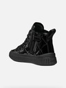 Geox Schwarze Mädchen-Sneaker Geox Laquinny