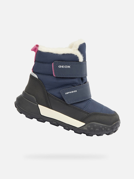 Geox Dunkelblauer Mädchen-Winterschuh Geox Trekkyup B Ab