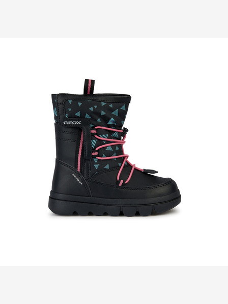 Geox Schwarze Mädchen-Stiefeletten Geox Willaboom Abx