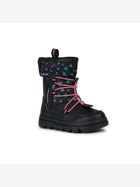 Geox Schwarze Mädchen-Stiefeletten Geox Willaboom Abx