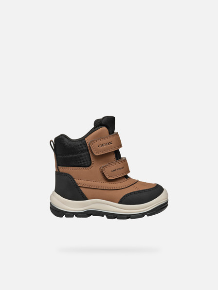 Geox Brown Boys Winter Shoes Geox Flanfil B Abx