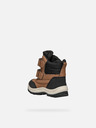 Geox Brown Boys Winter Shoes Geox Flanfil B Abx