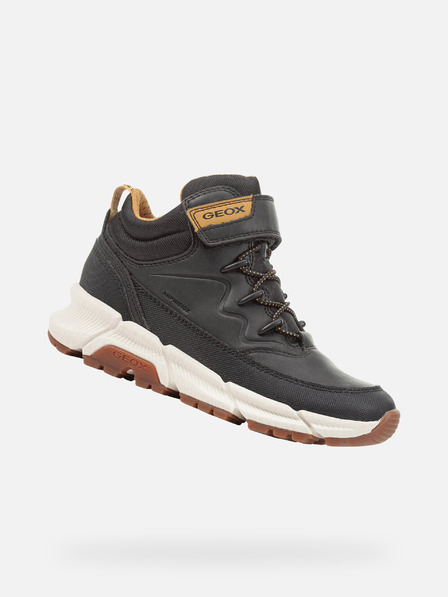 Geox Schwarz Jungen Stiefeletten Geox Flexyper Plus