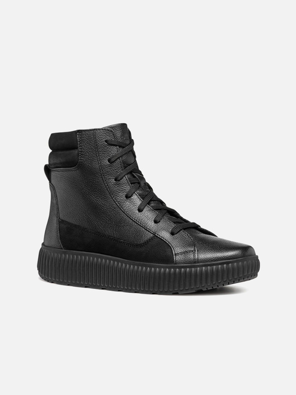 Geox Schwarz Damen Geox Graisy Stiefelette