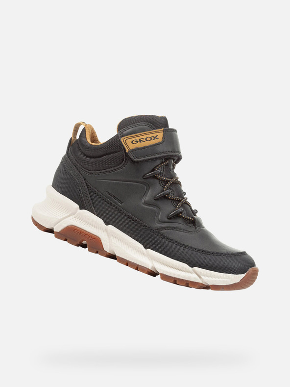 Geox Schwarz Jungen Stiefeletten Geox Flexyper Plus