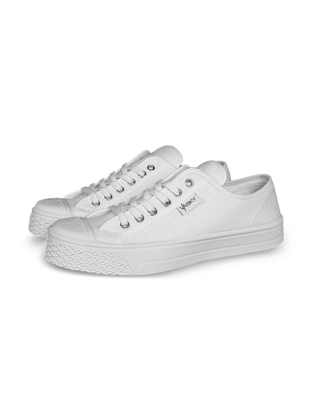 Vasky Herren Canvas Turnschuhe / Stiefel weiß Vasky Kanvasky