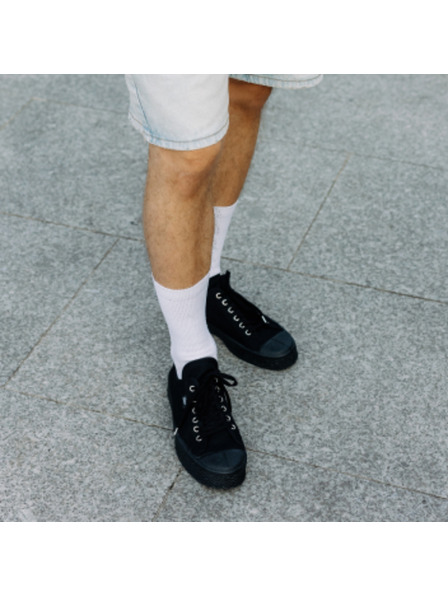 Vasky Herren Canvas-Sneakers / Stiefel schwarz Vasky Kanvasky