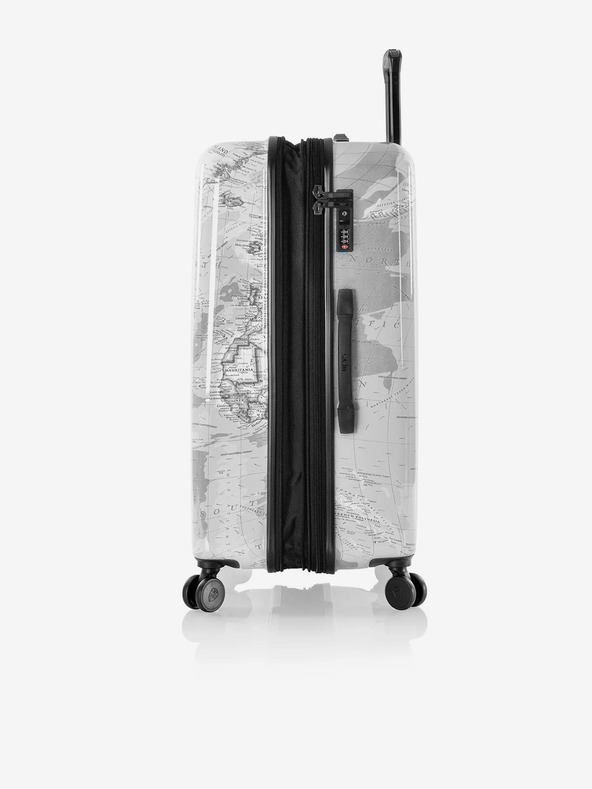 Heys Hellgrau gemusterter Reisekoffer Heys Journey 3G L