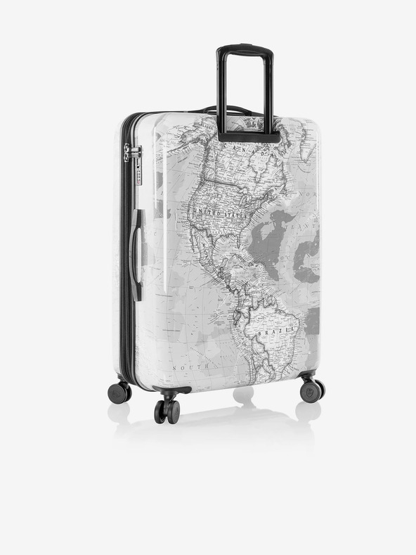 Heys Hellgrau gemusterter Reisekoffer Heys Journey 3G L