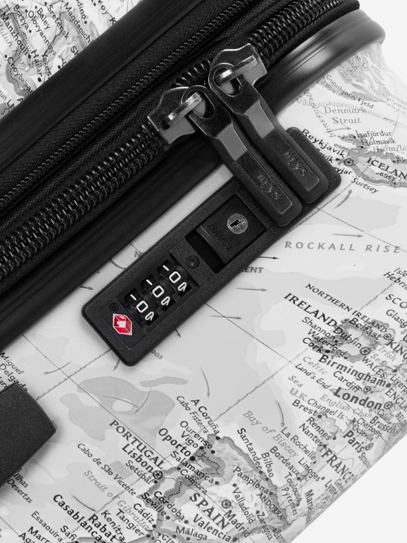 Heys Hellgrau gemusterter Reisekoffer Heys Journey 3G L