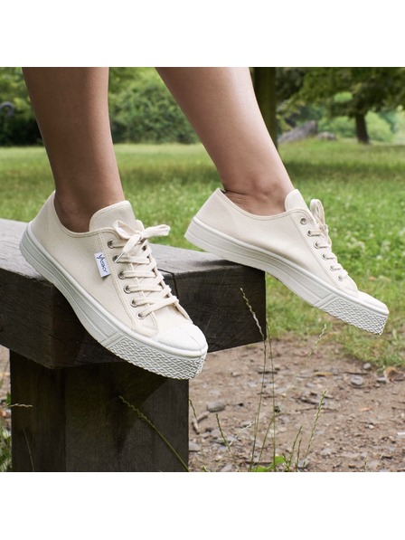 Vasky Damen-Canvas-Sneakers / Stiefel beige Vasky Kanvasky