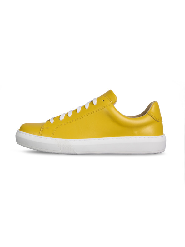 Vasky Damen Leder Turnschuhe / Stiefel Gelb Vasky Glory Gelb