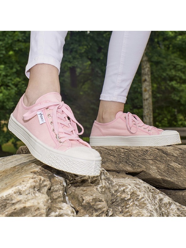 Vasky Damen-Canvas-Sneakers / Stiefel rosa Vasky Kanvasky