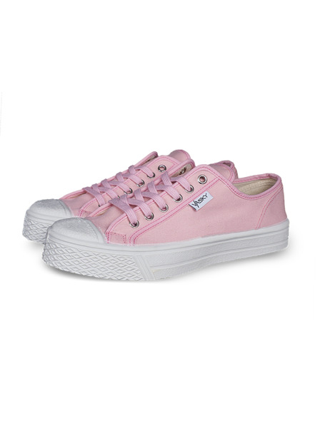 Vasky Damen-Canvas-Sneakers / Stiefel rosa Vasky Kanvasky