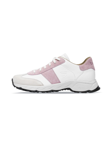 Vasky Botas Nordic Mellow - Damen Leder Outdoor Turnschuhe / Stiefel weiß-rosa Tschechische Produktion aus Zlín