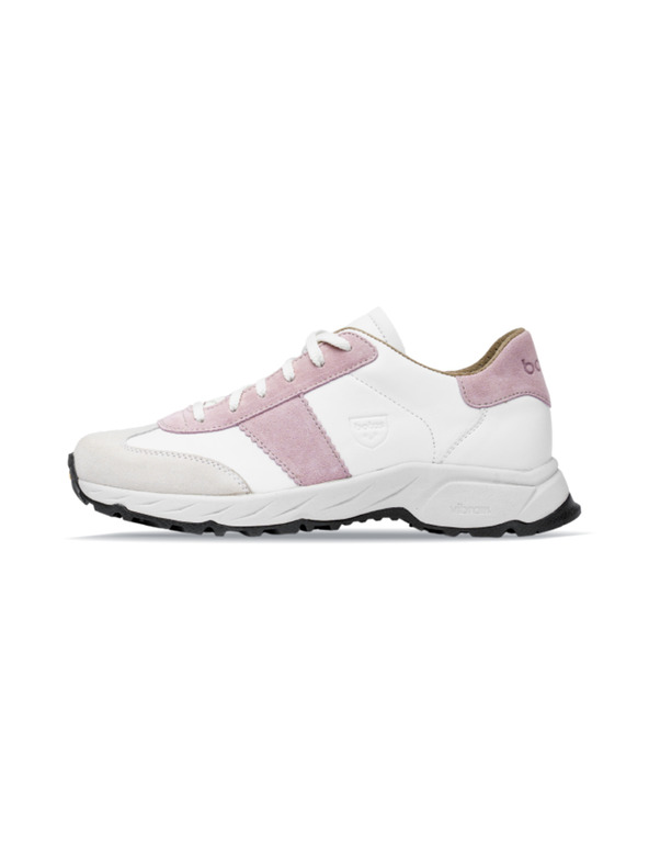 Vasky Botas Nordic Mellow - Damen Leder Outdoor Turnschuhe / Stiefel weiß-rosa Tschechische Produktion aus Zlín