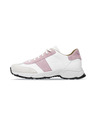 Vasky Botas Nordic Mellow - Damen Leder Outdoor Turnschuhe / Stiefel weiß-rosa Tschechische Produktion aus Zlín