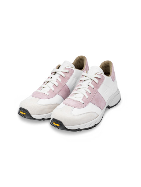 Vasky Botas Nordic Mellow - Damen Leder Outdoor Turnschuhe / Stiefel weiß-rosa Tschechische Produktion aus Zlín